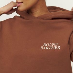 Reformation Classic Hoodie - Round Earther Chestnut